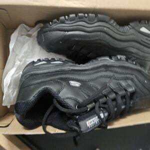 Skechers Womens Black Athletic Sneakers